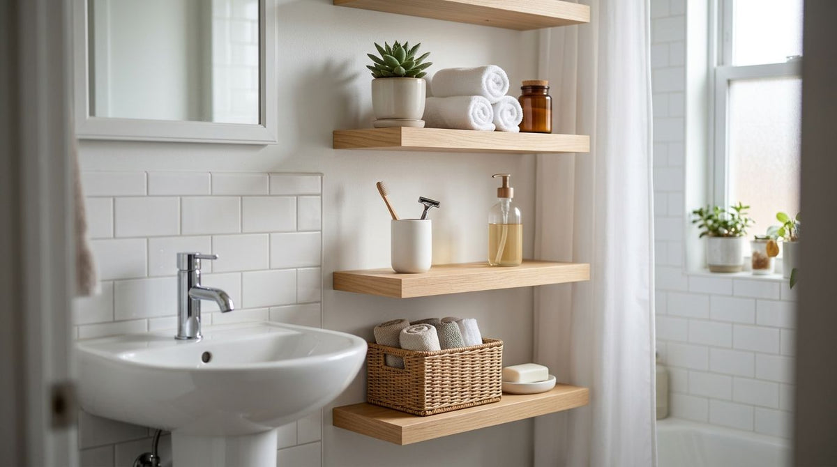 How Do You Choose Bathroom Shelves for Small Spaces?