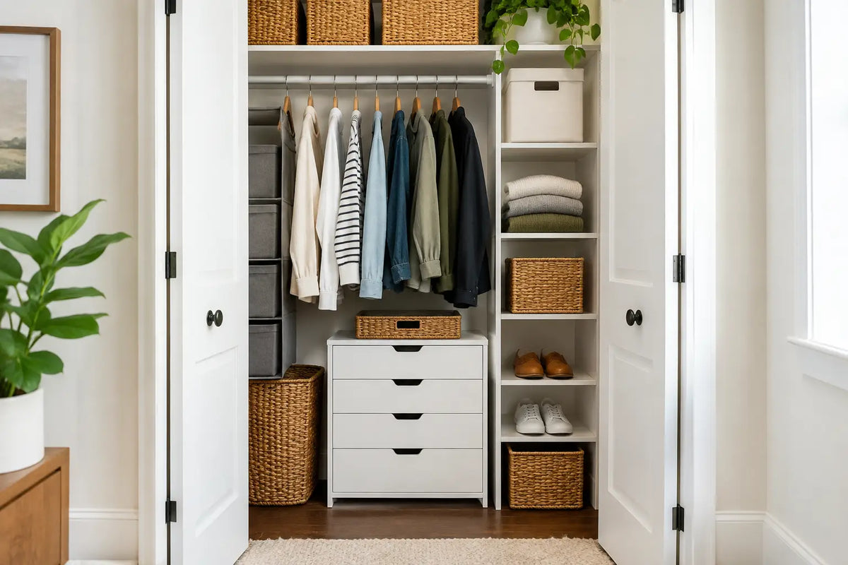 Small Closet Storage Solutions That Actually Work