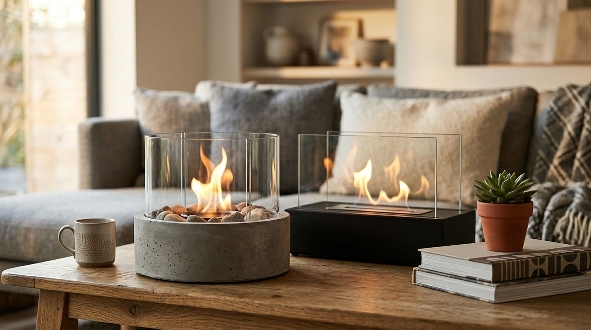 Best tabletop fireplaces for indoor decor in 2026