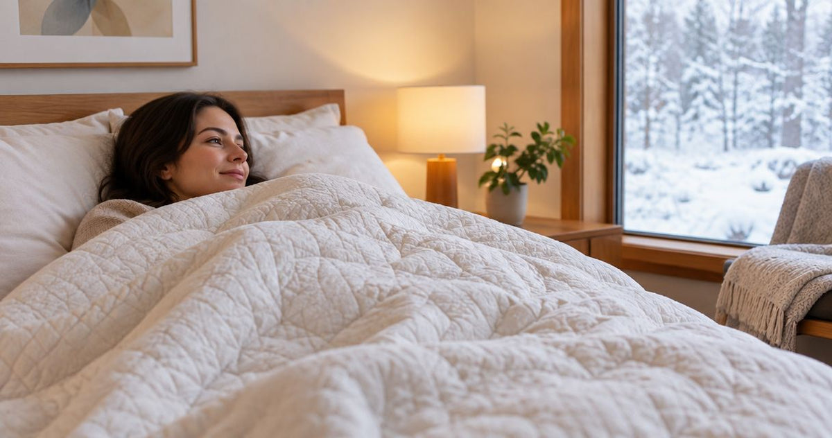 Is a cotton quilt warm enough for winter?