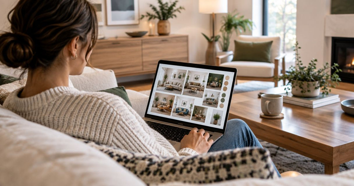 How Do You Shop for Living Room Decor From Inspiration Photos?
