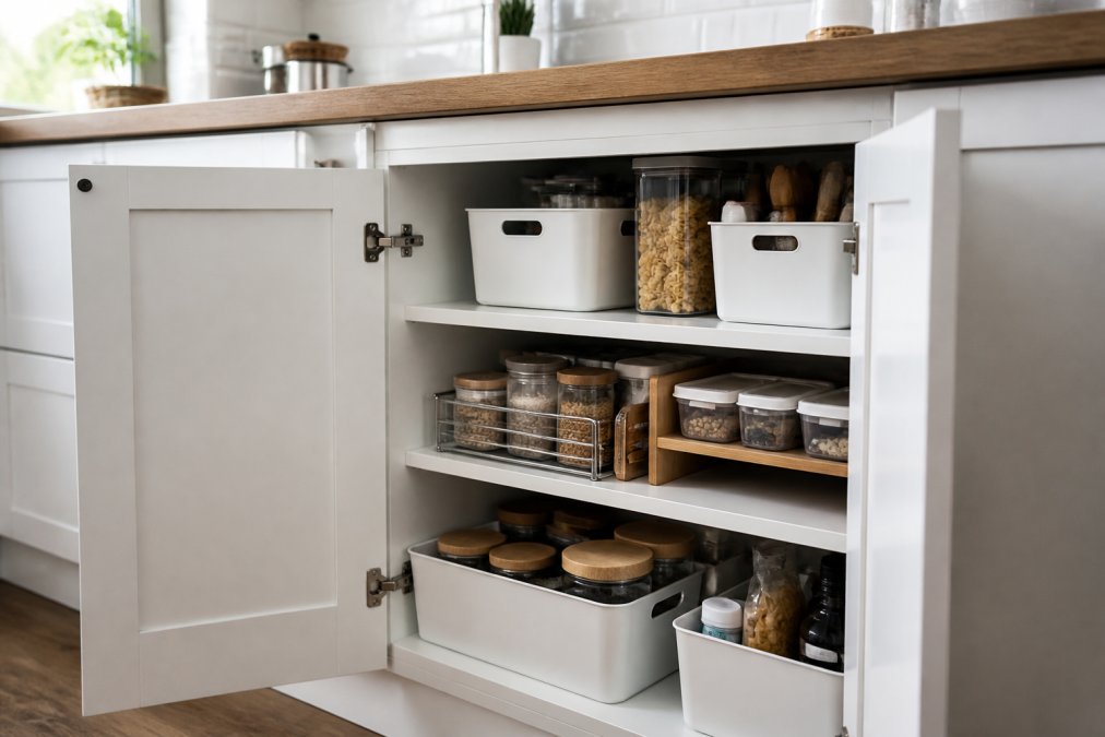 How to Organize Small Kitchen Cabinets in 2026