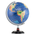 12-inch illuminated world globe by DirectDeals, vintage-style light-up globe with antique map design, ideal as a night lamp or decor.