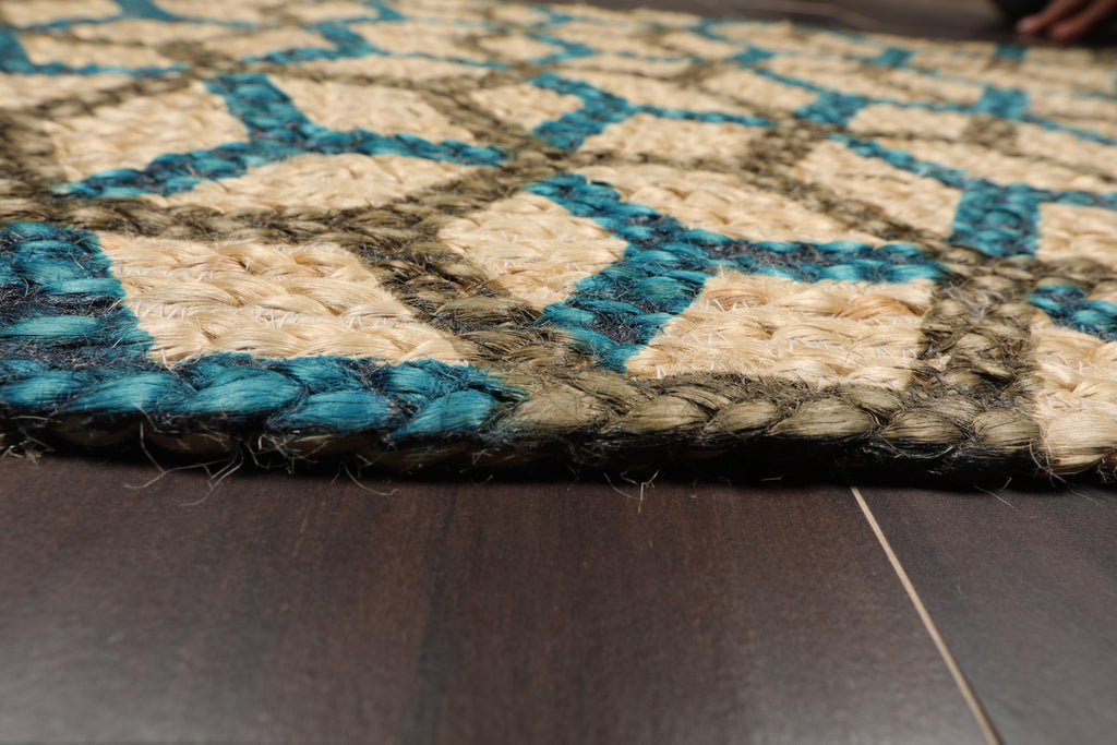 2'  00"x3'  00" Braided Mat  Oriental Area Persian Rug
