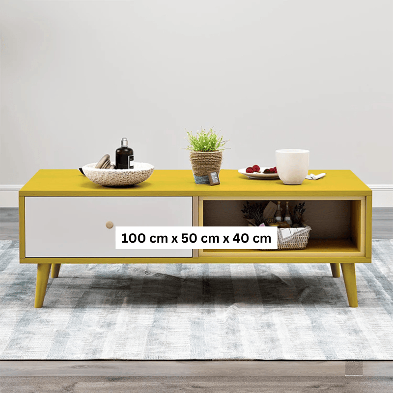 Modern Tv Stand Side Table & Coffee Table Package For Living Room