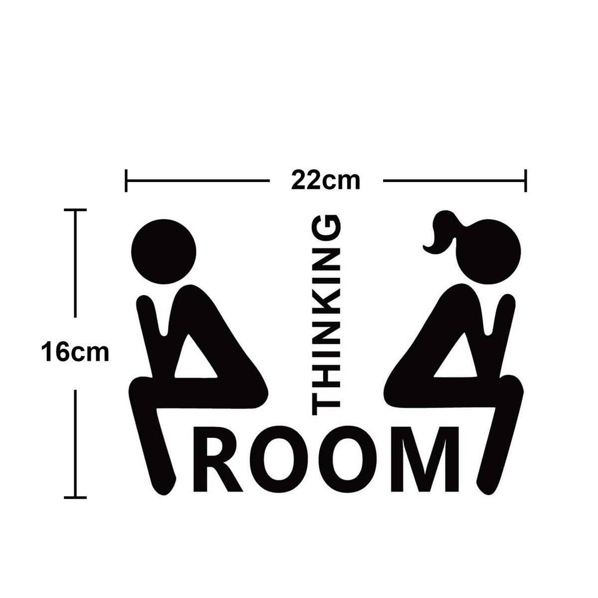 Home Bathroom Decor Wall Stickers Art Stickers Creative Home Decor Bathroom Cute Door Stickers