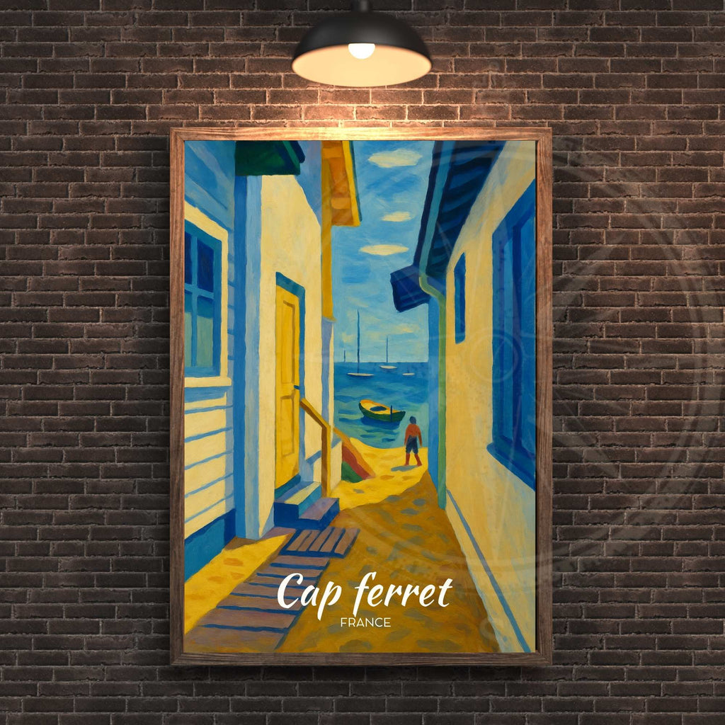 Affiche de voyage Cap Ferret | Poster Cap Ferret | Affiche France