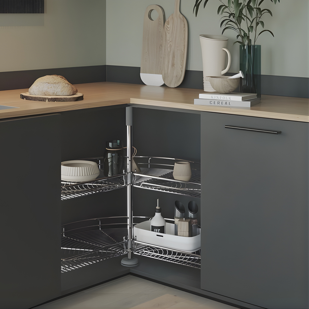 Lazy Susan Corner Cabinet – 270° Swivel Unit (2 Sizes)