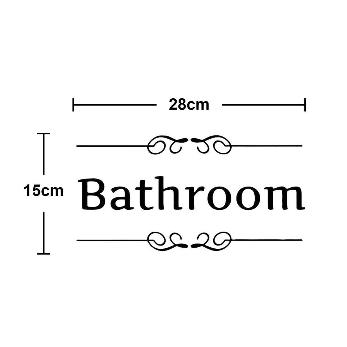 Home Bathroom Decor Wall Stickers Art Stickers Creative Home Decor Bathroom Cute Door Stickers