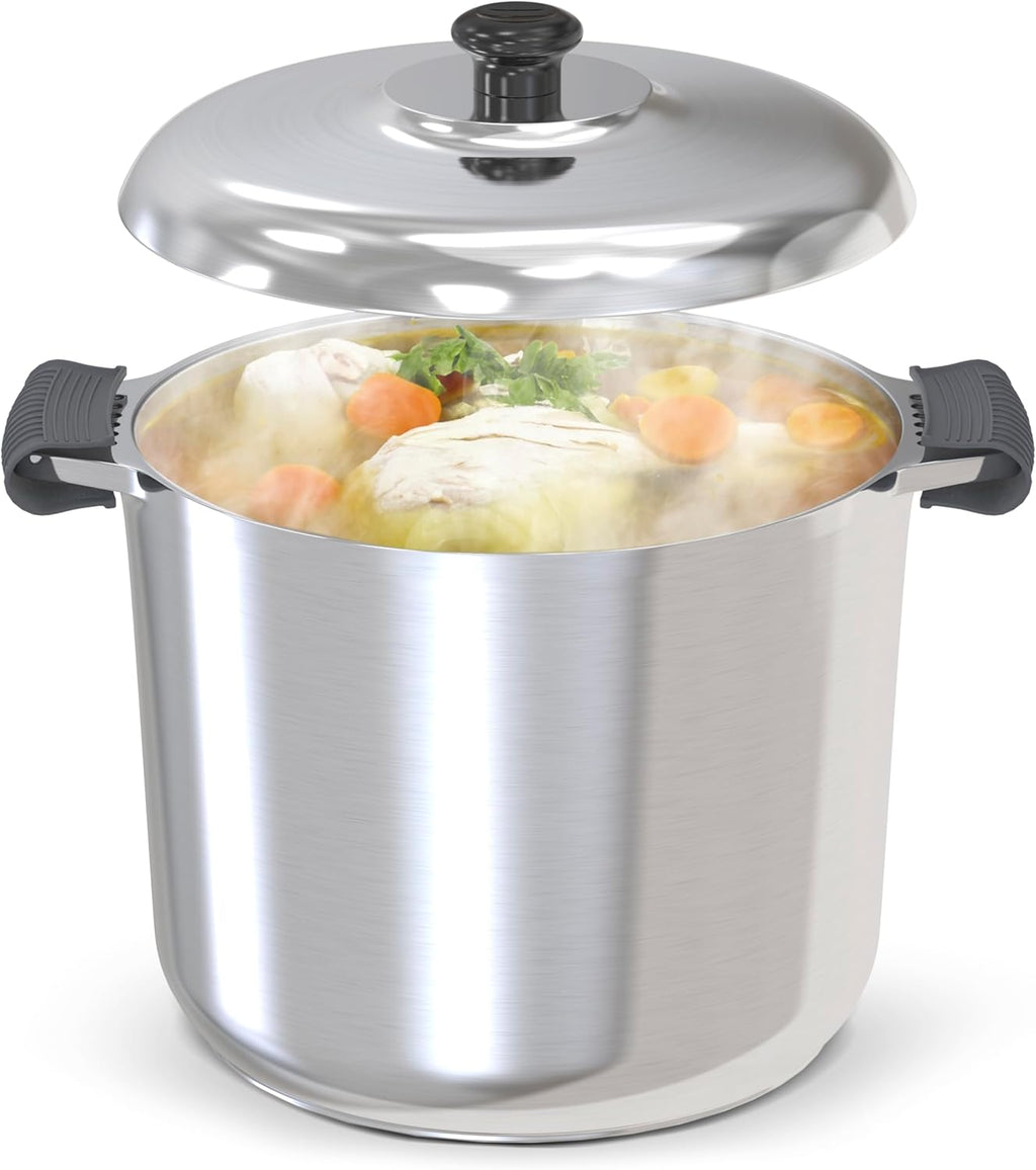 Stock Pot with Lid 14 Quarts