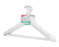 White Wooden Hangers Adult Anti-Slip 96 Hangers