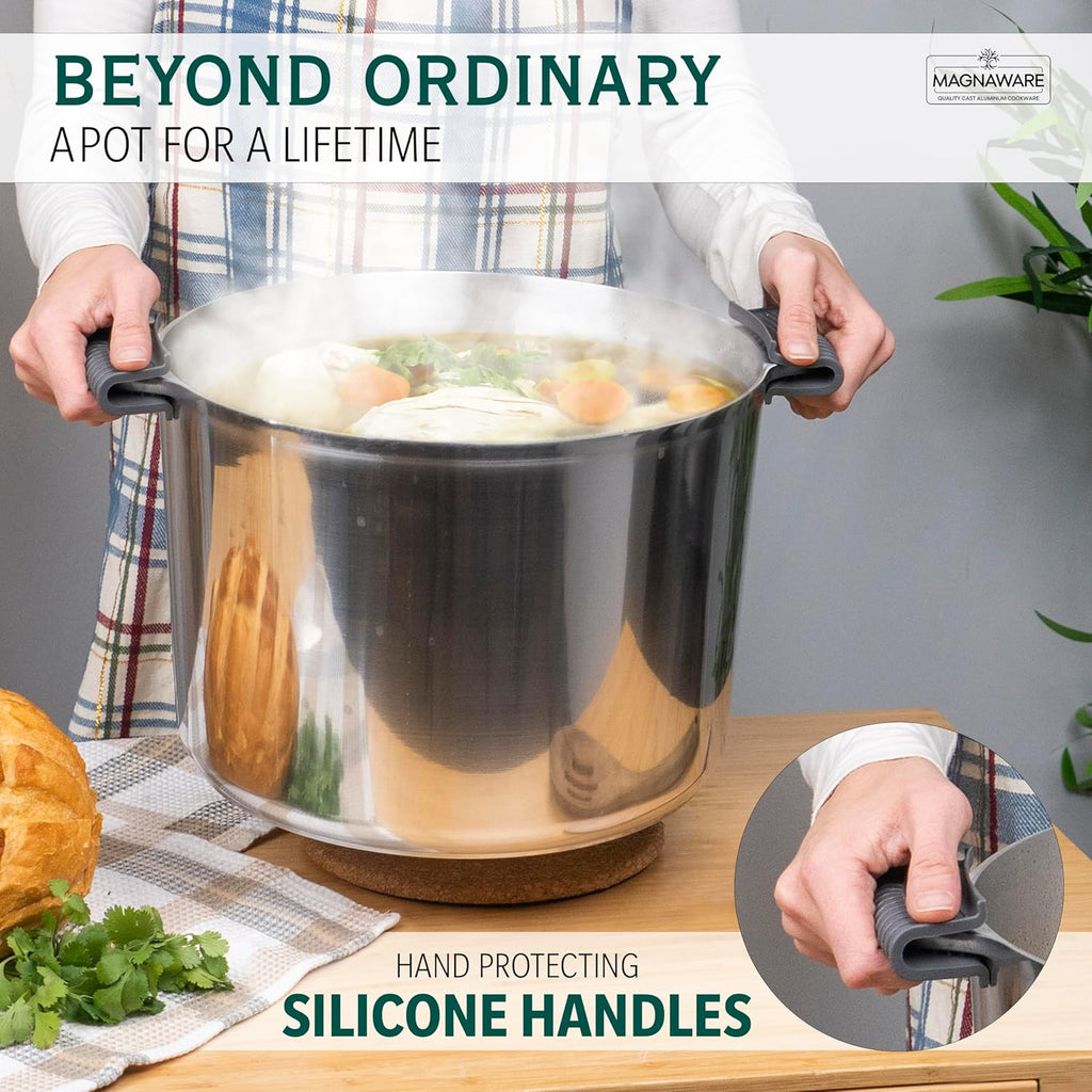 Stock Pot with Lid 14 Quarts