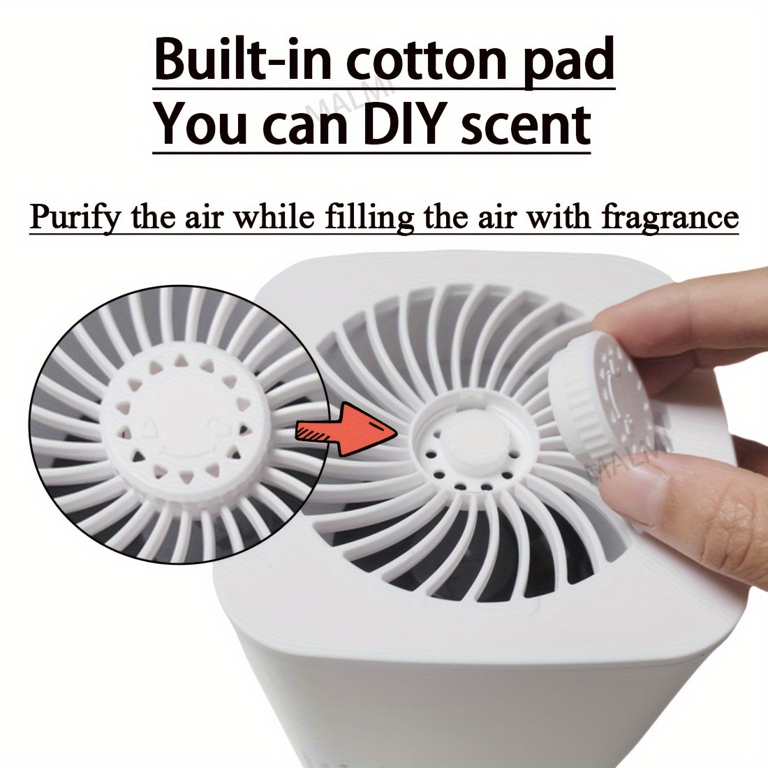NNETM Air Purifier with HEPA & Carbon Filter for Home
