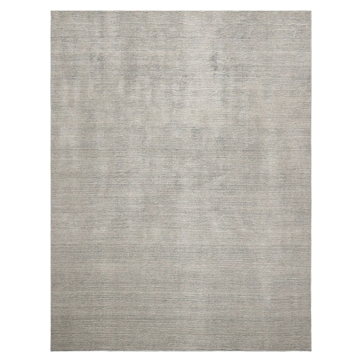 LoomBloom Multi Size Beige Hand Tufted Contemporary Textured Ribbed New Zealand Wool  Oriental Area Rug