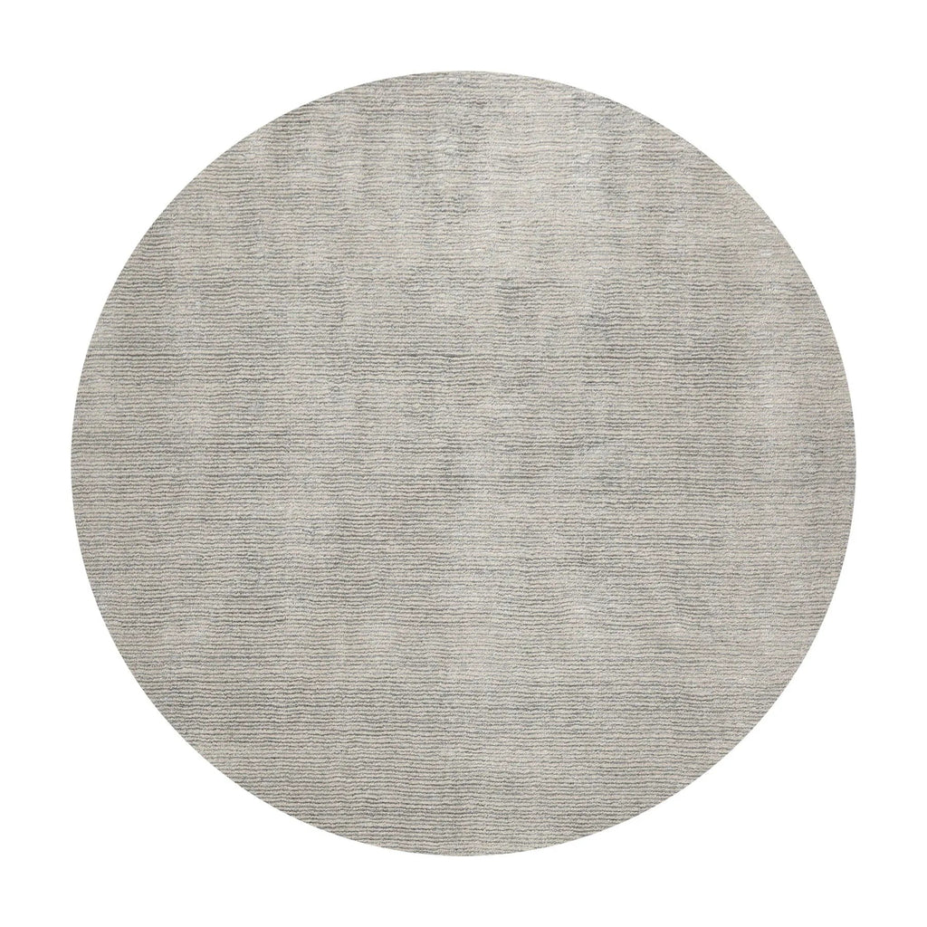 LoomBloom Multi Size Beige Hand Tufted Contemporary Textured Ribbed New Zealand Wool  Oriental Area Rug