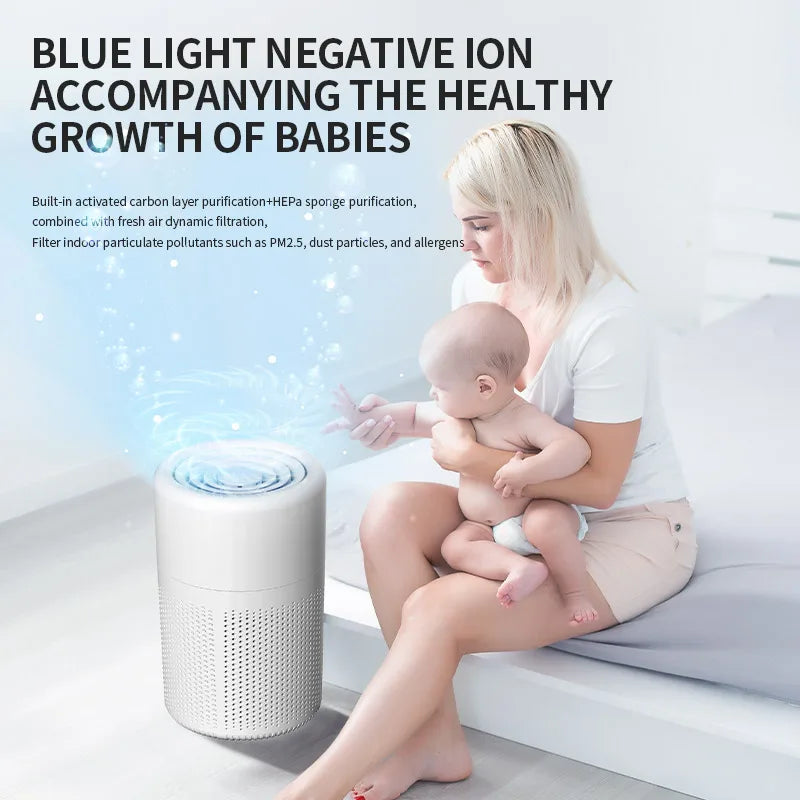 Air Purifier H13 2-In-1 Cleaner For Home