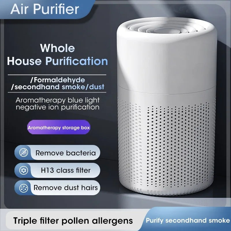 Air Purifier H13 2-In-1 Cleaner For Home