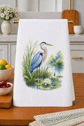 Blue Heron Kitchen Towel