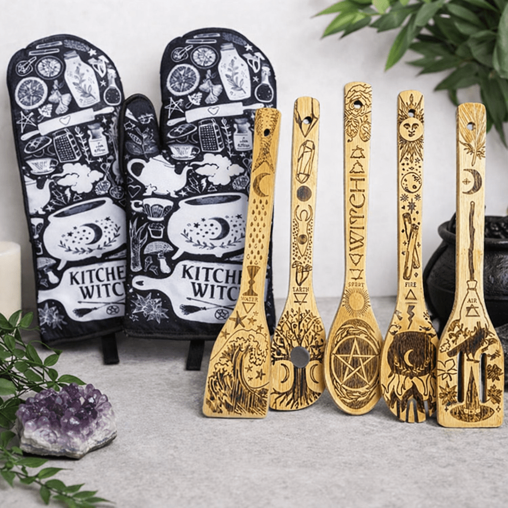The 5 Elements Bamboo Large Kitchen Utensils Set (Home Decor) - view 10