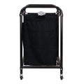 Oceanstar 2-Bag Rolling Laundry Sorter, Bronze