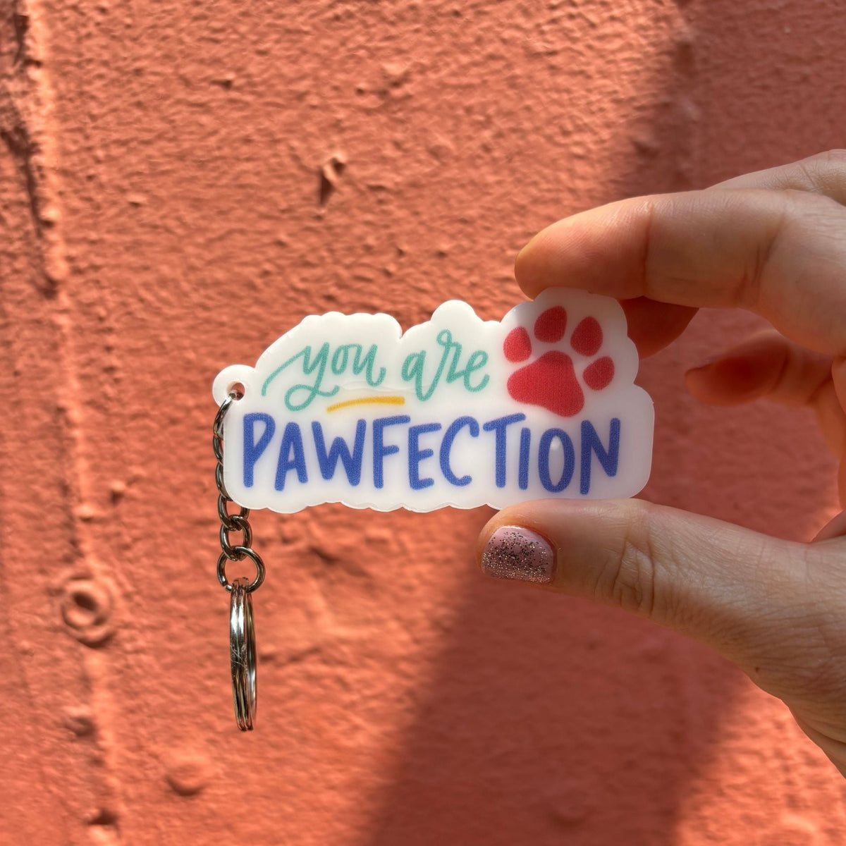Dog-Themed Acrylic Keychains | 5 Style Options | Rescue Favorite Breed, I Woof You & Puppy Lover