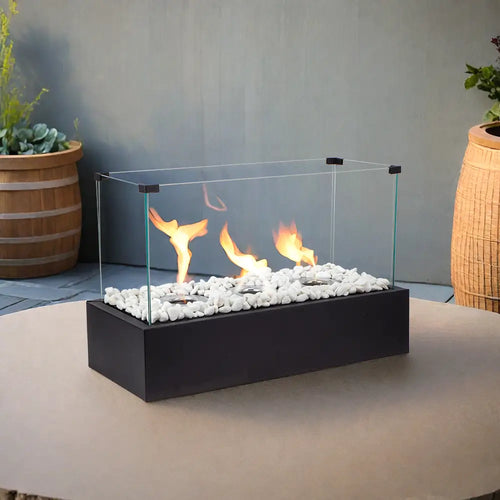 18''L Rectangular Large Tabletop Fire Pit (Only US) (Gel & Ethanol Fireplaces) - view 2