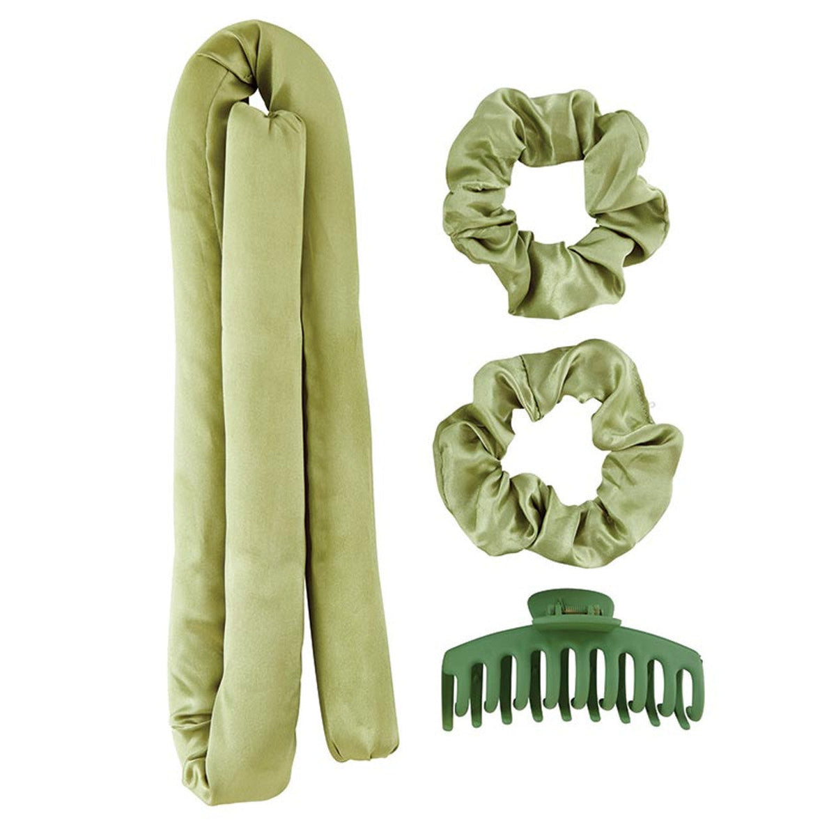 Heatless Roller Set | 4-Piece Hair Curler Set  | Hair Accessories