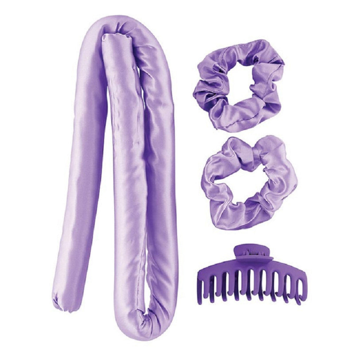 Heatless Roller Set | 4-Piece Hair Curler Set  | Hair Accessories