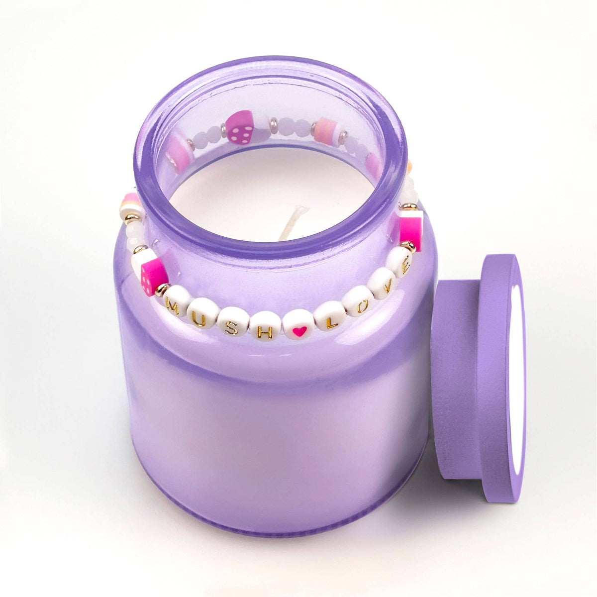 Best Friend Gift Candle & Friendship Bracelet Set - 4 Colors and Phrases product photo - view 15