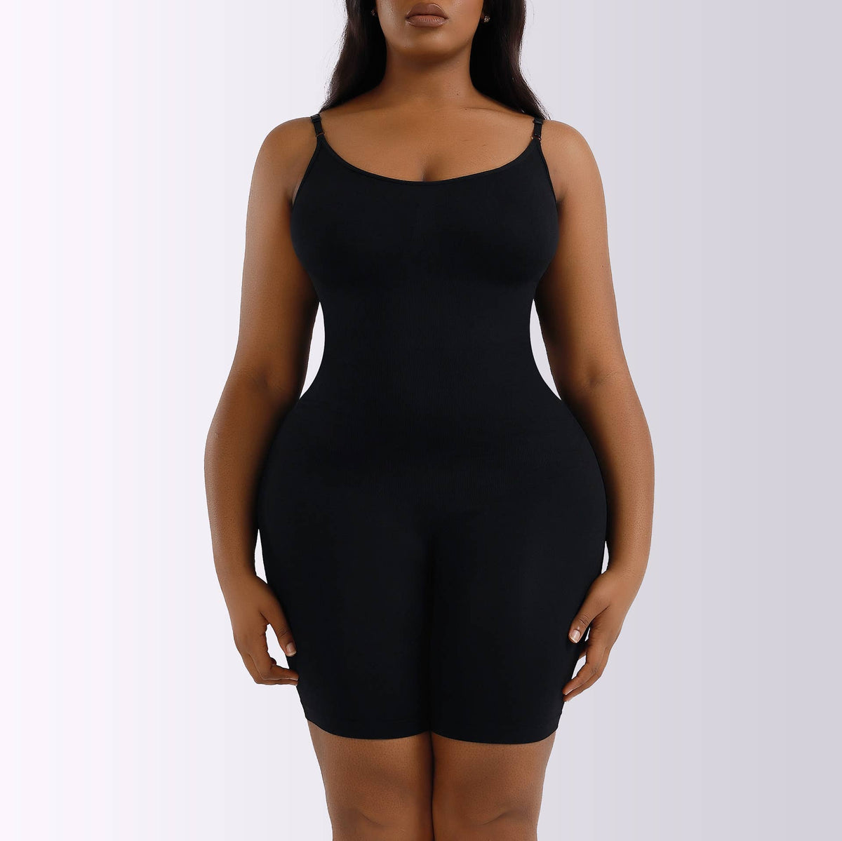 Shapewear Playsuit Seamless Bodysuit [Available in Beige or Black] (Apparel) - view 8