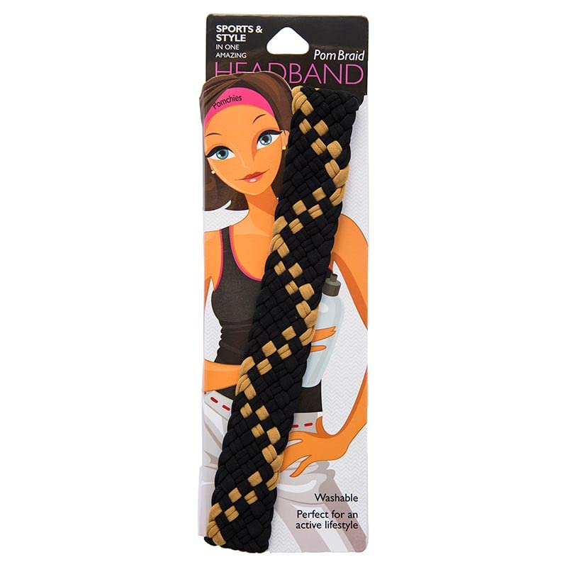 Stretchy Braid Headbands | Yoga Workout Headband Packs and Singles product photo - view 15