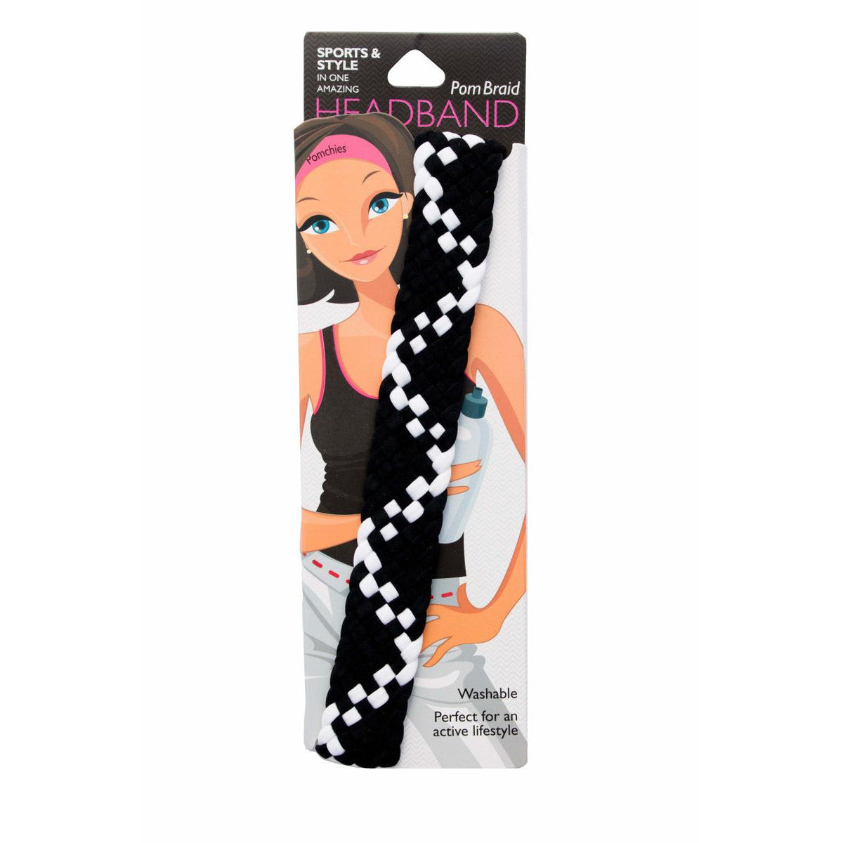 Stretchy Braid Headbands | Yoga Workout Headband Packs and Singles product photo - view 21