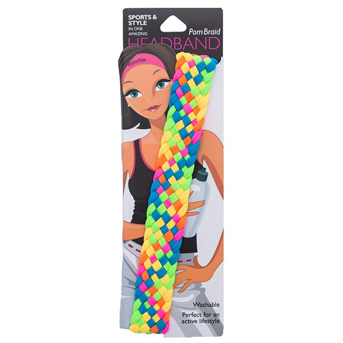 Stretchy Braid Headbands | Yoga Workout Headband Packs and Singles product photo - view 23