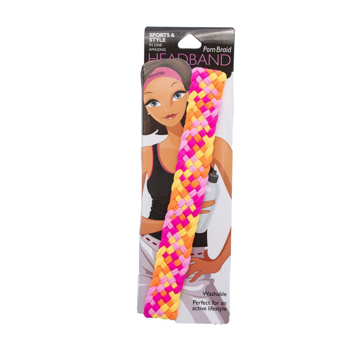 Stretchy Braid Headbands | Yoga Workout Headband Packs and Singles product photo - view 25