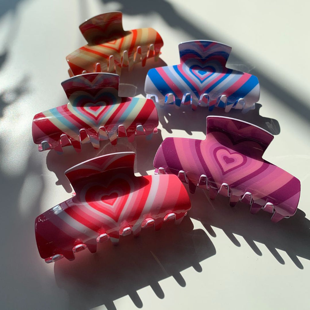 Velvet Claws Hair Clip | The Foxy in Magenta Hair Claw