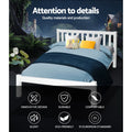 NNEDSZ Double Full Size Wooden Bed Frame SOFIE Pine Timber Mattress Base Bedroom