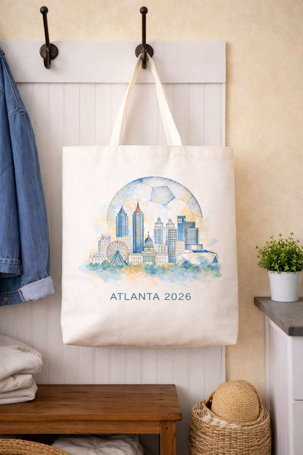 2026 World Cup Atlanta Tote Bag