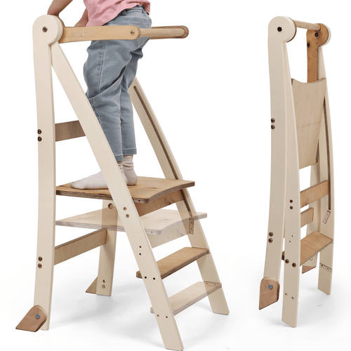 Adjustable Montessori Tower - Kids Step Stool (Toddler Tower) product photo