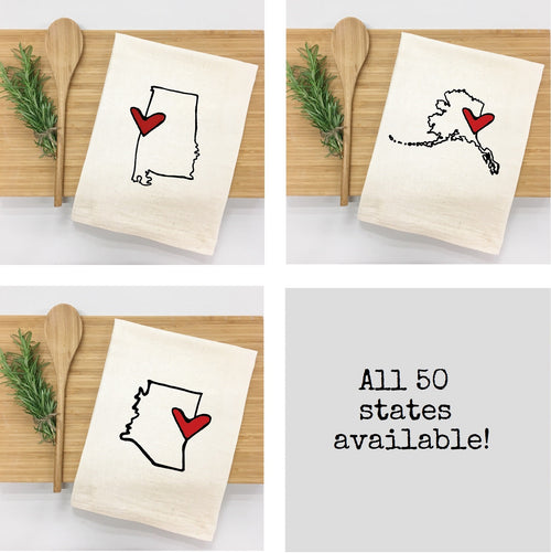 *State Love tea towel (Textiles) product photo