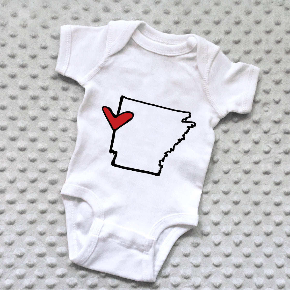 State Love Baby Onesie - NEWBORN product photo - view 5