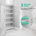 NNECW Bathroom Storage Cabinet with Adjustable Shelves for Bathroom