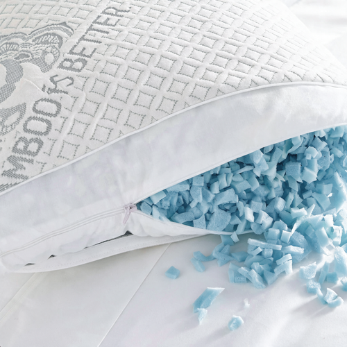 Adjustable Bamboo Cooling Pillow | Bed Pillows product photo - view 2