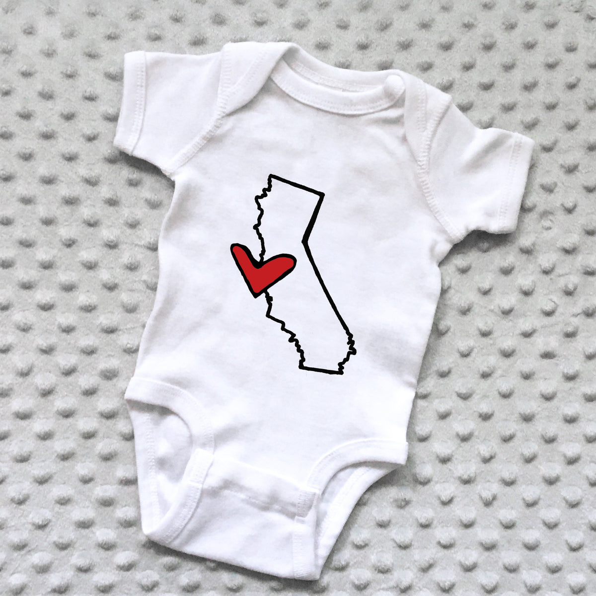 State Love Baby Onesie - NEWBORN product photo - view 6