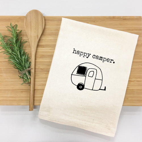"Happy Camper" Kitchen Towel (Textiles) product photo