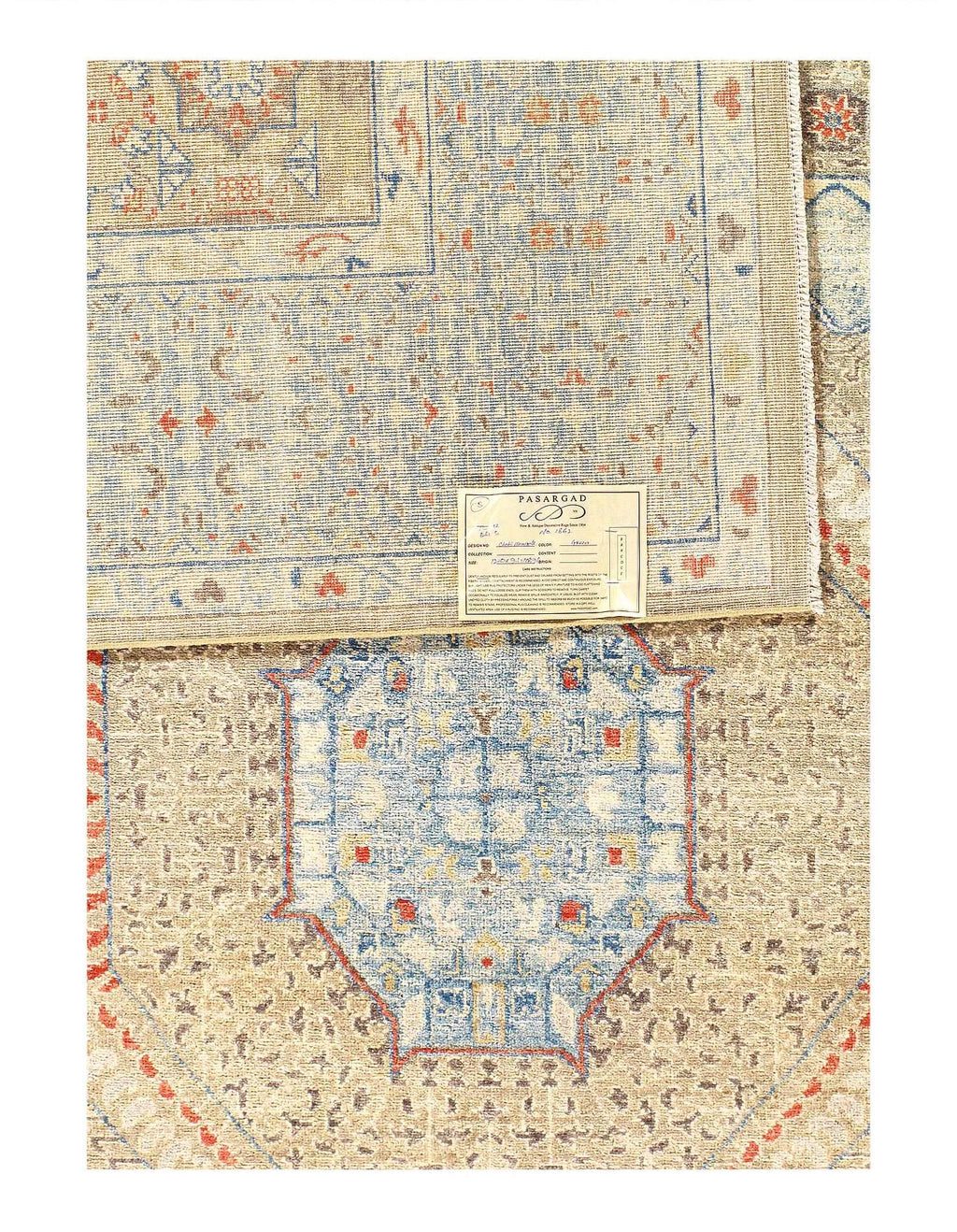 Canvello Fine hand Knotted Mamluk Design - 9' X 12'