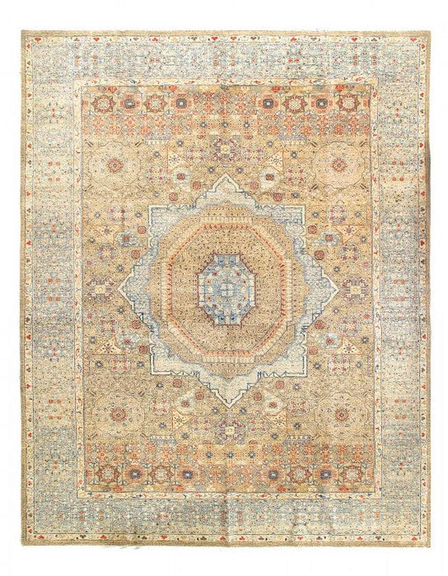 Canvello Fine hand Knotted Mamluk Design - 9' X 12'