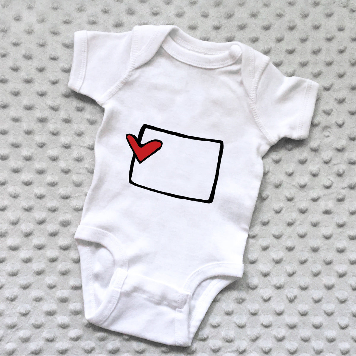 State Love Baby Onesie - NEWBORN product photo - view 7