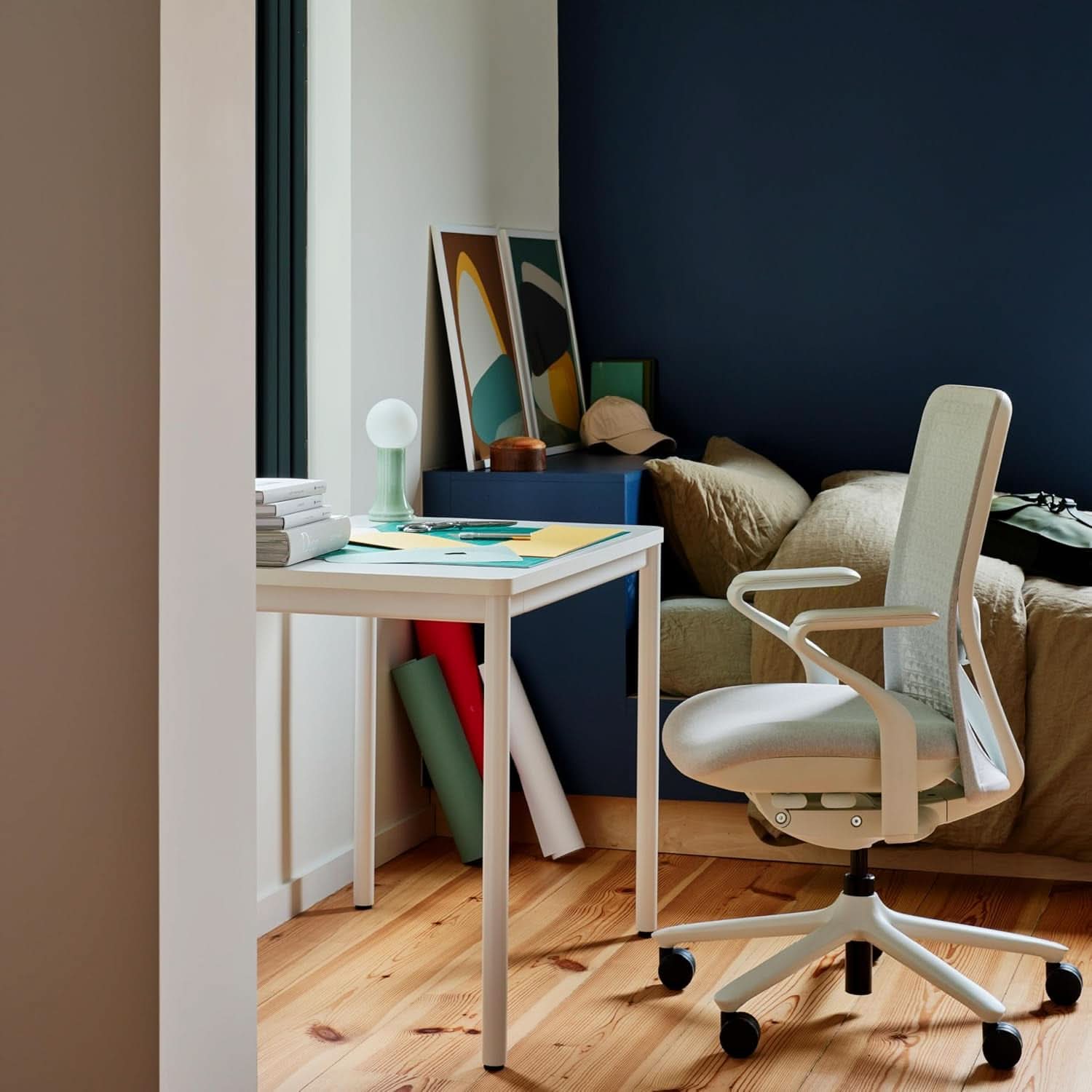 Charcoal 48 Inch Home Office Desk For Modern Workspaces