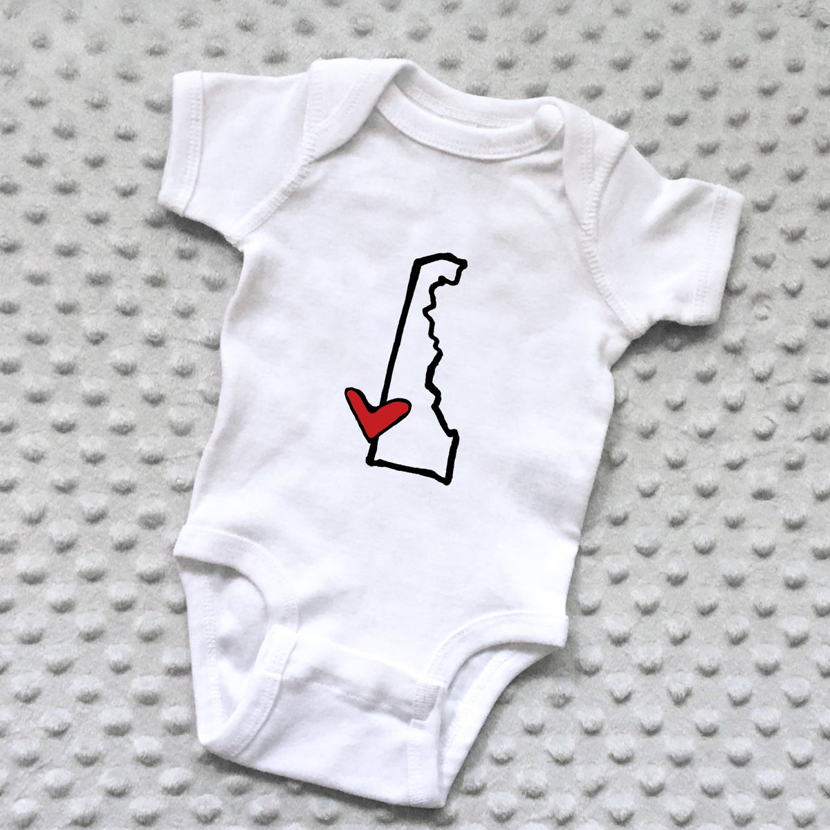 State Love Baby Onesie - NEWBORN product photo - view 9