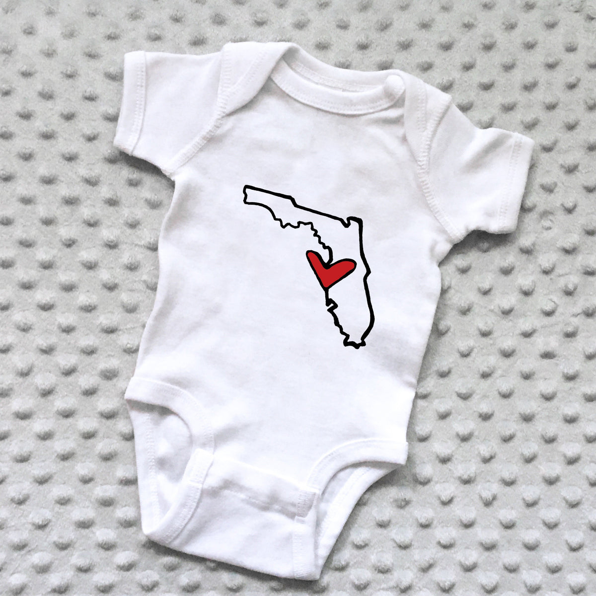 State Love Baby Onesie - NEWBORN product photo - view 10